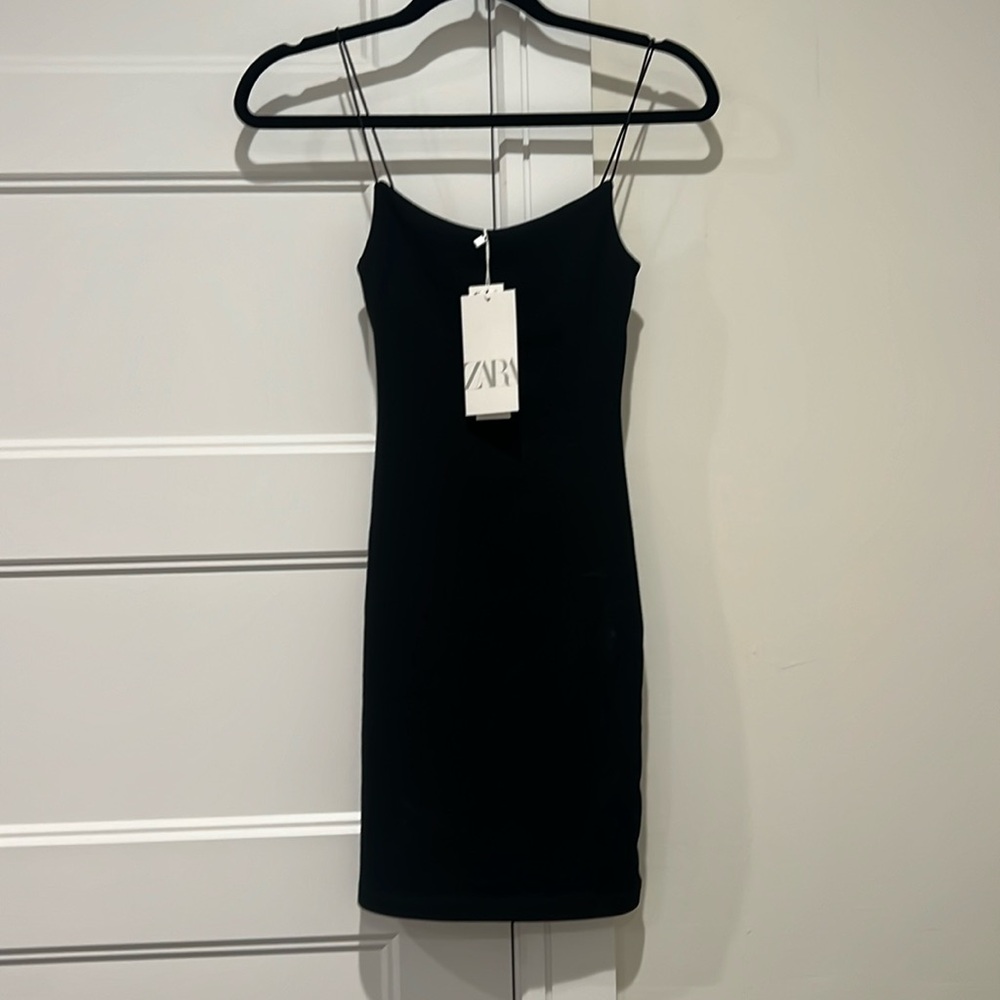 Zara Body-con Cotton Mini Dress (S)